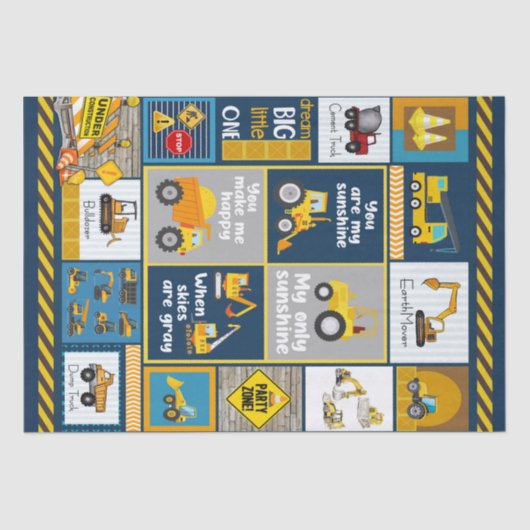 建築毛布、建築プレゼント 薄葉紙 (正面)