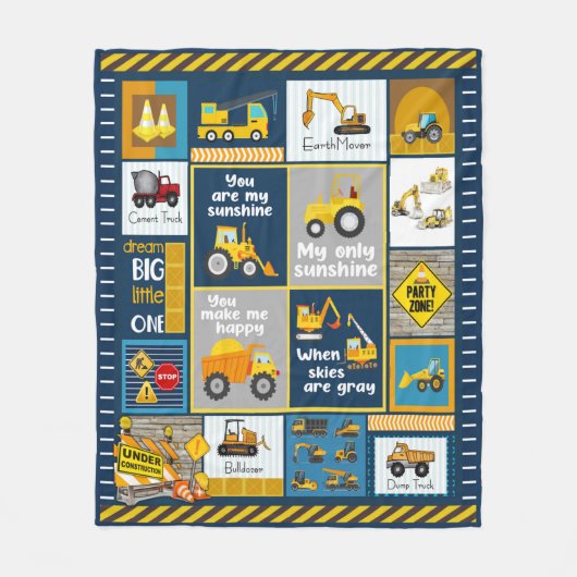 建築毛布、建築贈り物 フリースブランケット (正面)