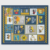 建築毛布、建築贈り物 ラッピングペーパー (フラット)