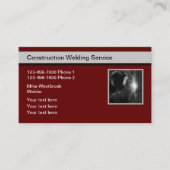 建築溶接サービス名刺 名刺 (正面)