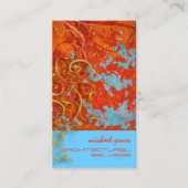 建築物の残存/フェイク金ゴールドファイルの渦巻き 名刺 (正面)