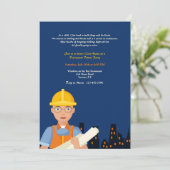 建築現場の建築士 招待状 (スタンド正面)