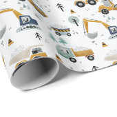 建築現場の車やトラック ラッピングペーパー (ロールコーナー)