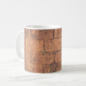 建築用レンガ壁石造り コーヒーマグカップ (正面左)