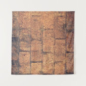 建築用レンガ壁石造り タペストリー (正面(横))