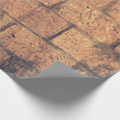 建築用レンガ壁石造り ラッピングペーパー (角)