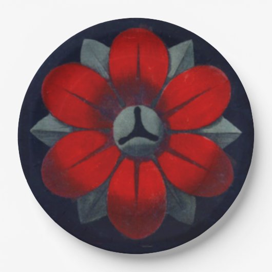 建築用ロゼット第3号 ペーパープレート (正面)