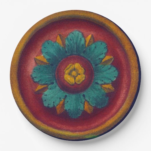 建築用ロゼットNo. 5 ペーパープレート (正面)