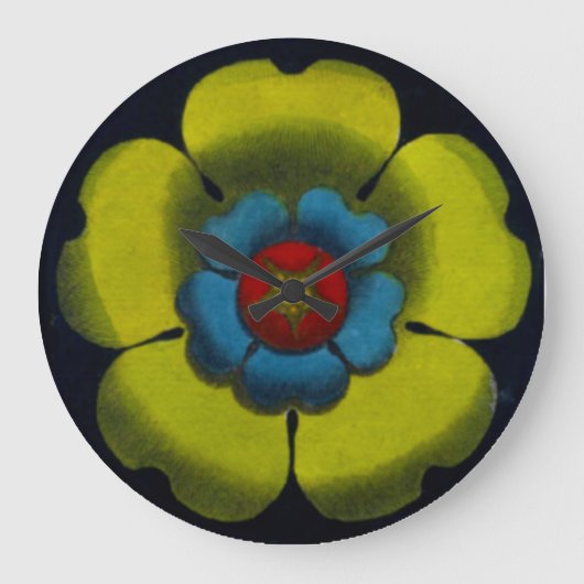 建築用ロゼットNo. 6 ラージ壁時計 (正面)