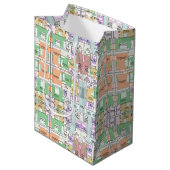 建築用多階建てフロアレイアウト ミディアムペーパーバッグ (正面アングル)