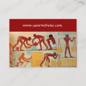 建築用建築赤オレンジ 名刺 (裏面)