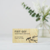 建築用手押しツール、ホーム改善 名刺 (スタンド正面)