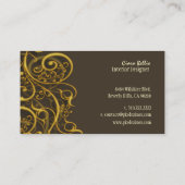 建築用残存/フェイク金ゴールドファイル/DIY色 名刺 (裏面)