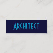 建築用砂岩ブルー スキニー名刺 (裏面)