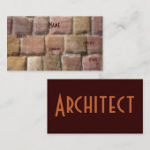 建築用砂岩 名刺 (正面/裏面)