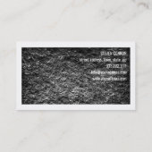 建築用粗セメント壁ホワイトカー縁どド 名刺 (裏面)