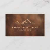 建築男らし手利大工の道具 名刺 (正面)