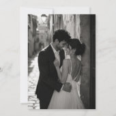 建築的分割レイアウト 結婚式 招待状 (裏面)