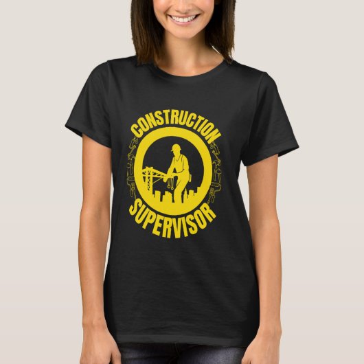 建築監督職能構成 Tシャツ (正面)