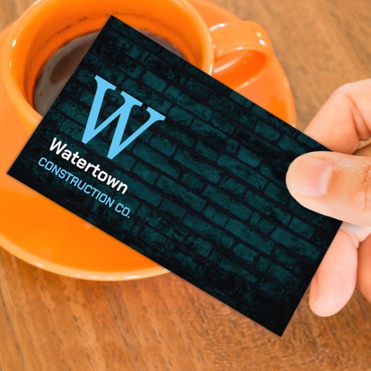 建築石積みレンガの名刺 名刺