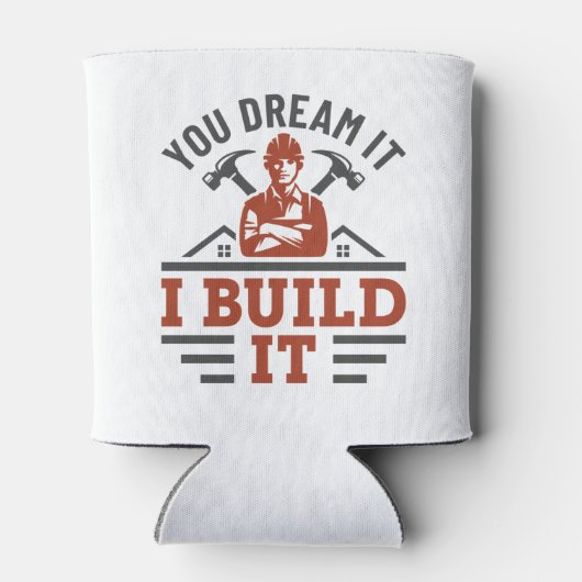 建築私がそれを構築することを夢見る 缶クーラー (裏面)