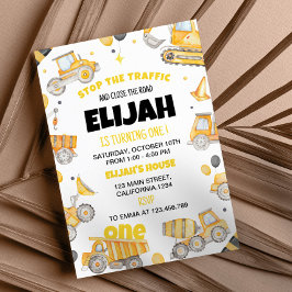 建築第1の誕生日招待状 招待状