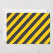 建築第1誕生日招待状チャルクボード 招待状 (裏面)