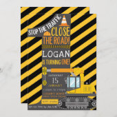 建築第1誕生日招待状 招待状 (正面/裏面)