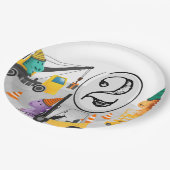 建築第2の誕生日パーティー、恐竜テーマ ペーパープレート (アングル)