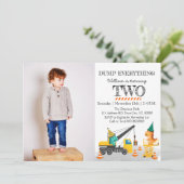 建築第2の誕生日パーティー、恐竜テーマ 招待状 (スタンド正面)