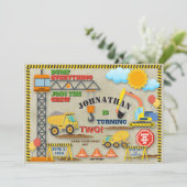 建築第2の誕生日招待状 招待状 (スタンド正面)