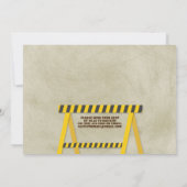 建築第2の誕生日招待状 招待状 (裏面)