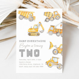 建築第2の誕生日招待状 招待状