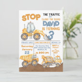 建築第3期バースデーダンプトラックパーティー 招待状 (スタンド正面)