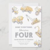 建築第4回FOUR誕生日パーティー 招待状 (正面)