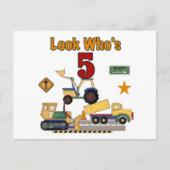 建築第5誕生日Tシャツとギフト ポストカード (正面)