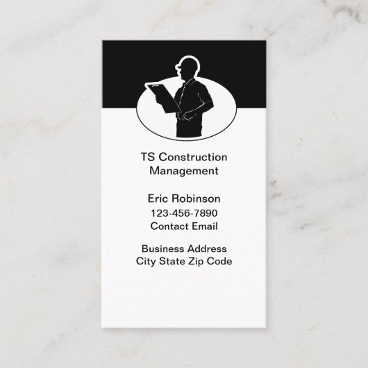 建築管理サービス 名刺 (正面)