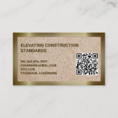 建築管理 名刺 (裏面)