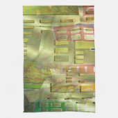 建築素晴らし都市景観アートアクセサリー キッチンタオル (縦)