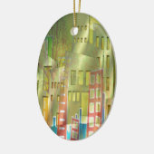 建築素晴らし都市景観アートアクセサリー セラミックオーナメント (左)