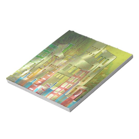 建築素晴らし都市景観アートアクセサリー ノートパッド (回転)