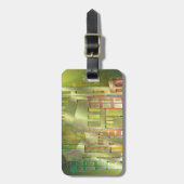 建築素晴らし都市景観アートアクセサリー ラゲッジタグ (正面縦)