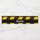 建築線ストライプ下 ペットボトルラベル (シングルラベル)