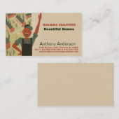 建築者および庭師 名刺 (正面/裏面)