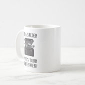 建築者の便利屋の苦境それスーパーヒーローの超出力のマグ コーヒーマグカップ (正面左)