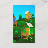 建築者の建築業者の建築大工 名刺 (裏面)