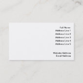 建築者は名刺に「用具を使います」 名刺 (裏面)