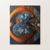 建築者:母と娘 ジグソーパズル (縦)