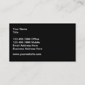 建築計画サービス名刺 名刺 (裏面)