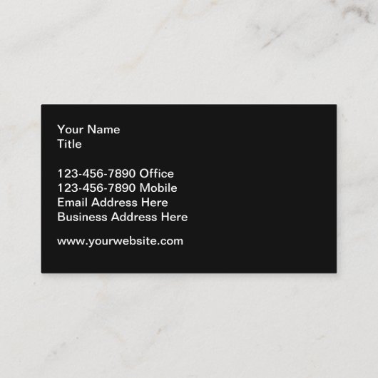 建築計画サービス名刺 名刺 (裏面)